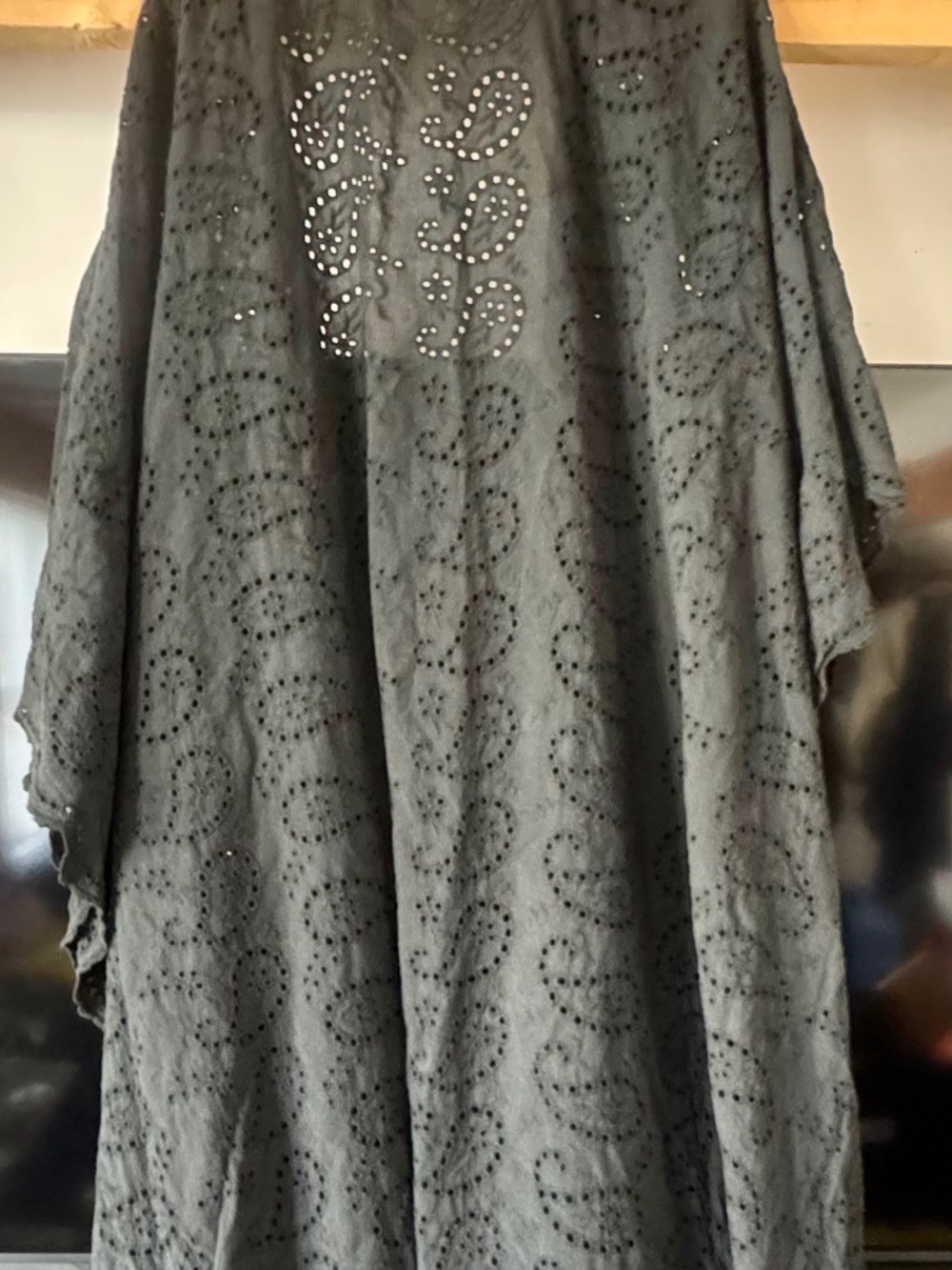 Italian Made La Piccola Creativa Open-Front Duster/Kimono
